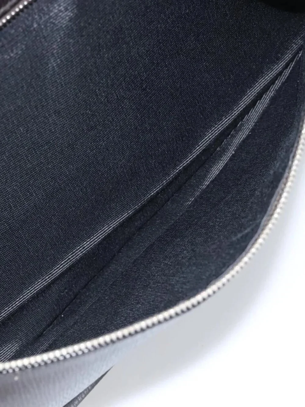 Salvatore Ferragamo Tote Bag Leather Black Silver Auth ka4781
